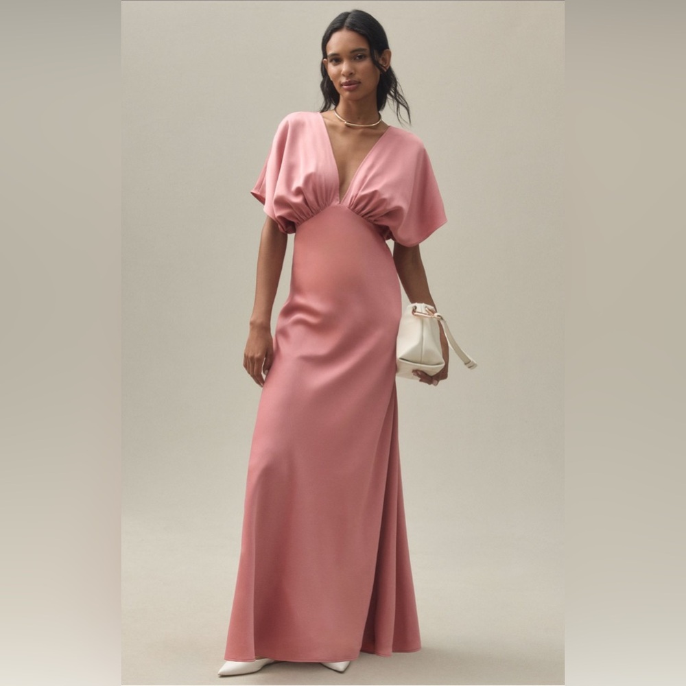 BHLDN Leila Dress in Petal Pink